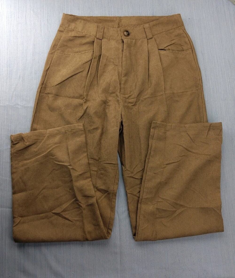 Women's Corduroy Pants Casual Lightweight Stretchy Baggy Pants Size L
